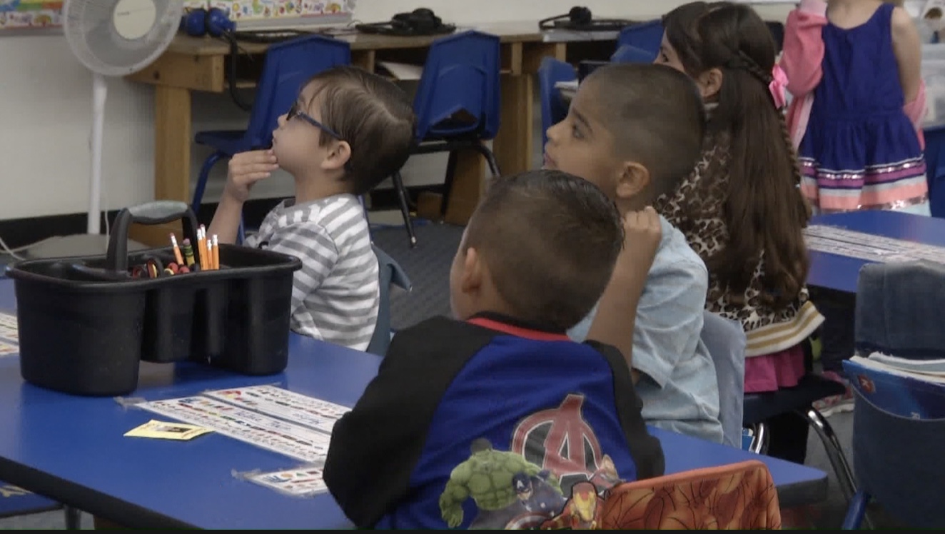 Students in classroom