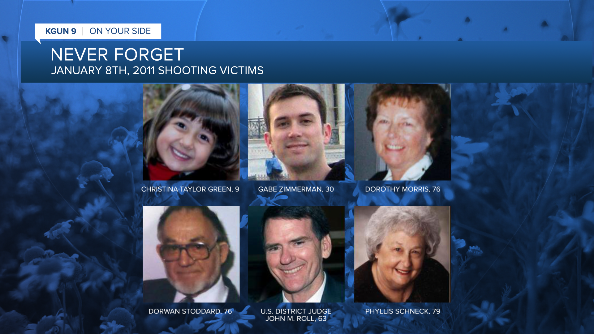 Never Forget: January 8th shooting victims