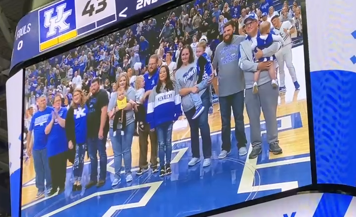 Coal Miner Honored at UK Game 