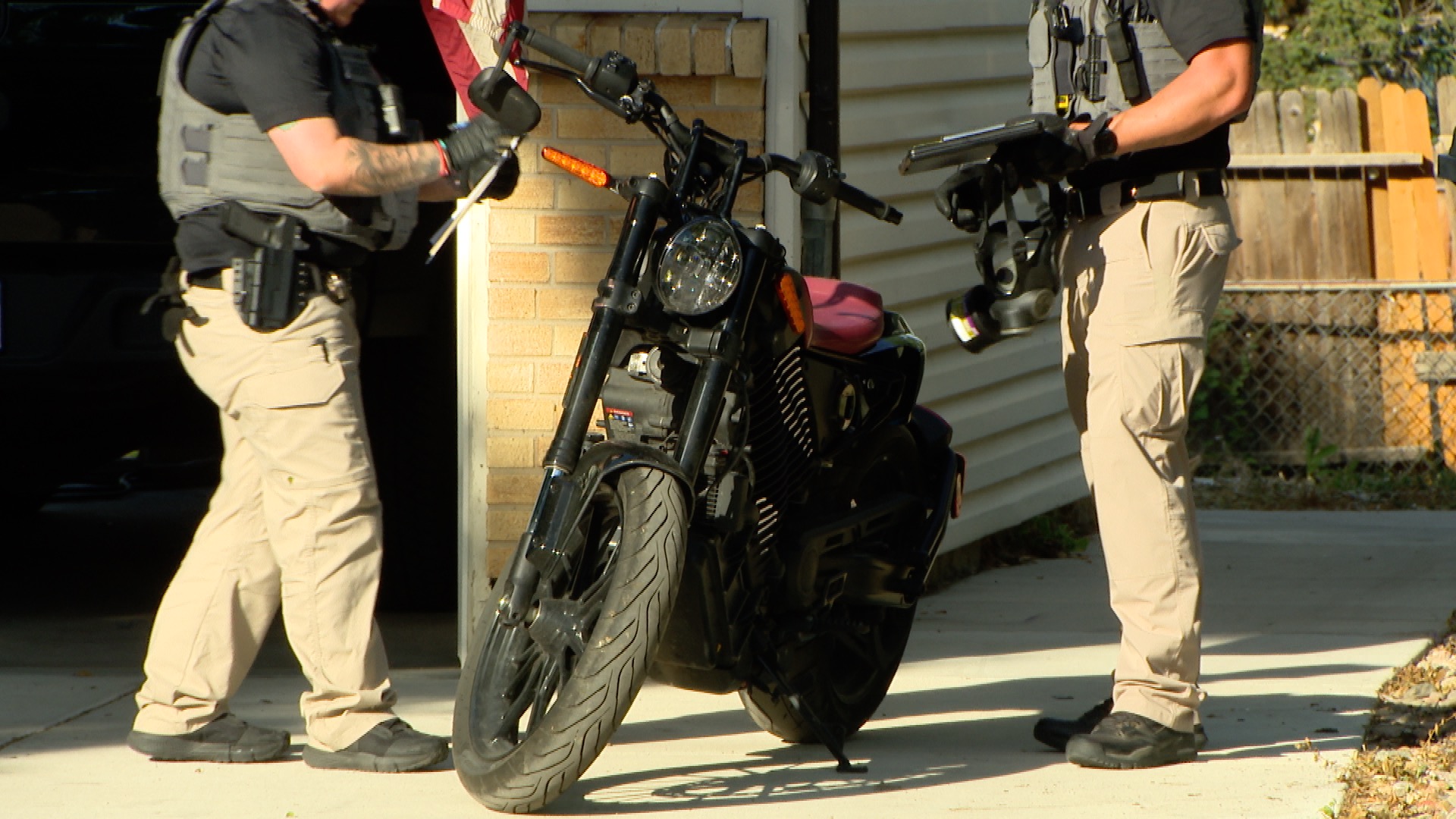 Motorcyclist arrested