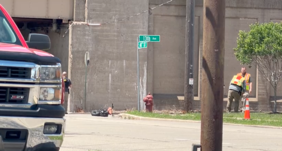 motorbike crash