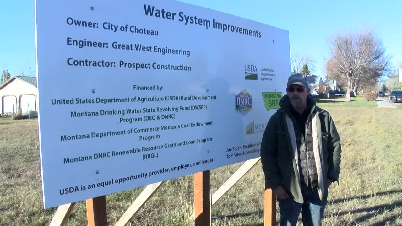 New water-supply system for Choteau