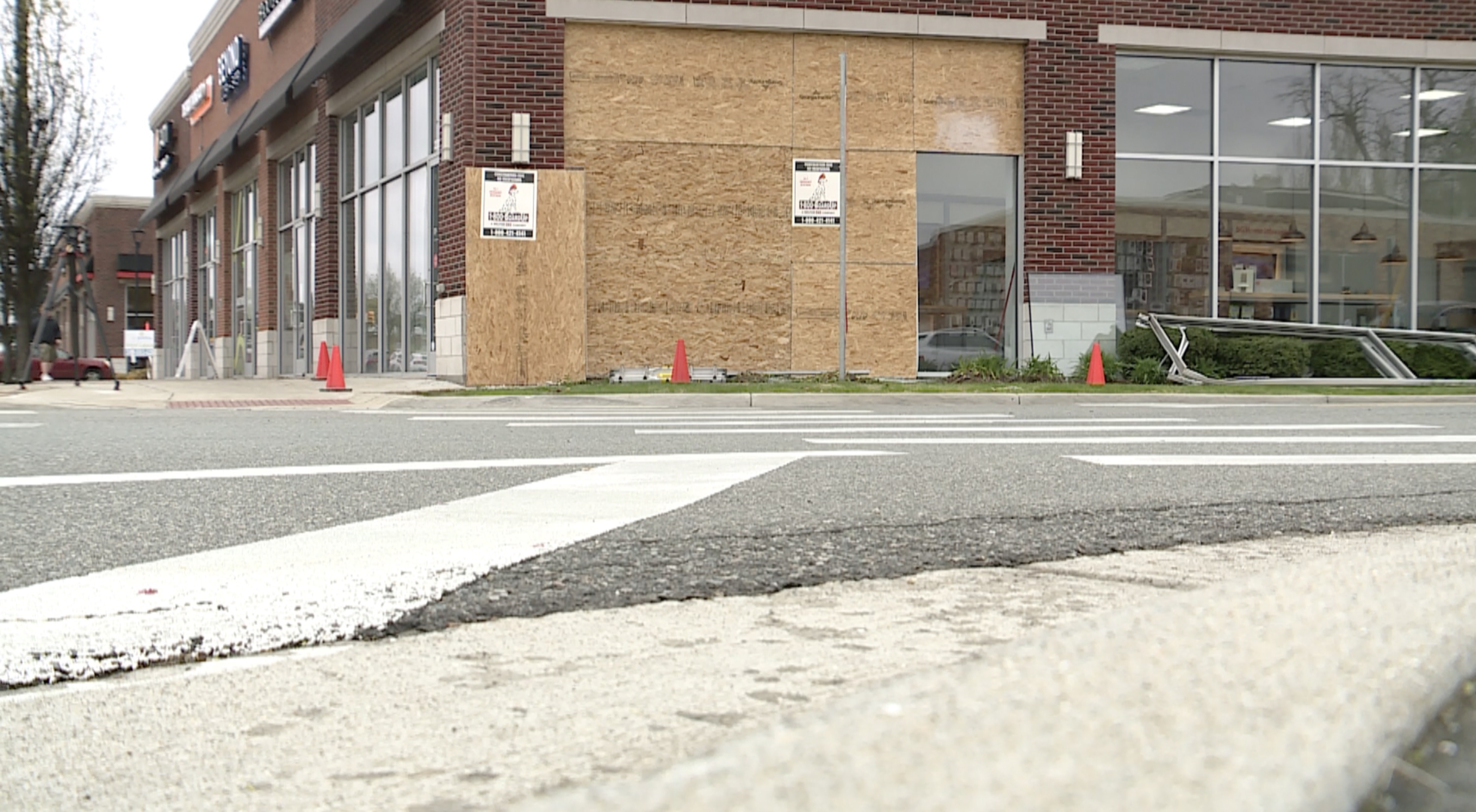 Three men are arrested after a police chase ends with a Tesla crashing into a Ferndale Verizon store