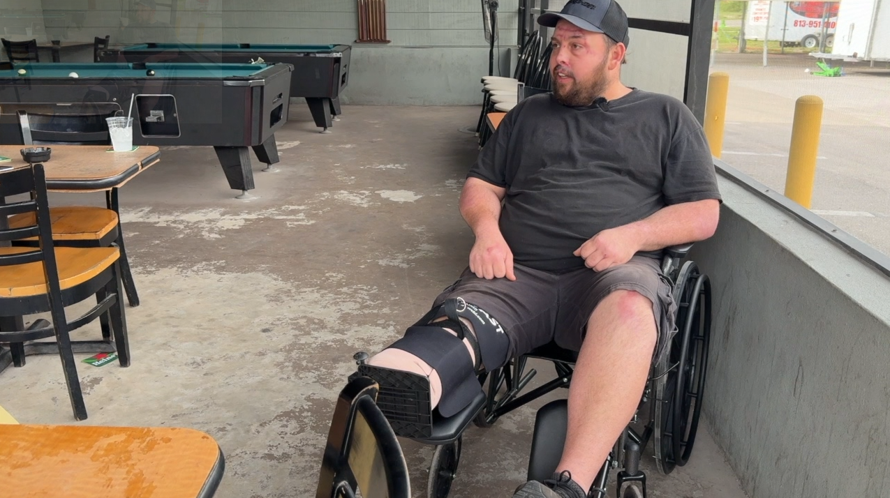 Hit-and-run victim Michael Lewis reflects on recovery, community rallies around him