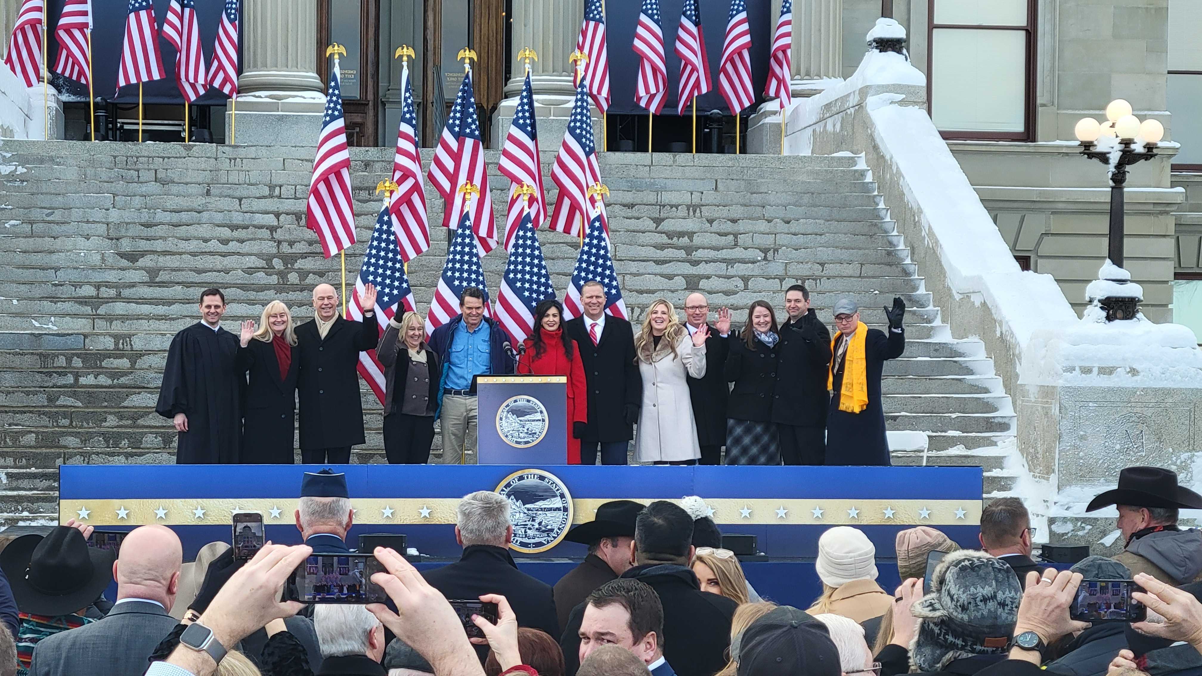 Inauguration event held for Montana's top statewide elected leaders