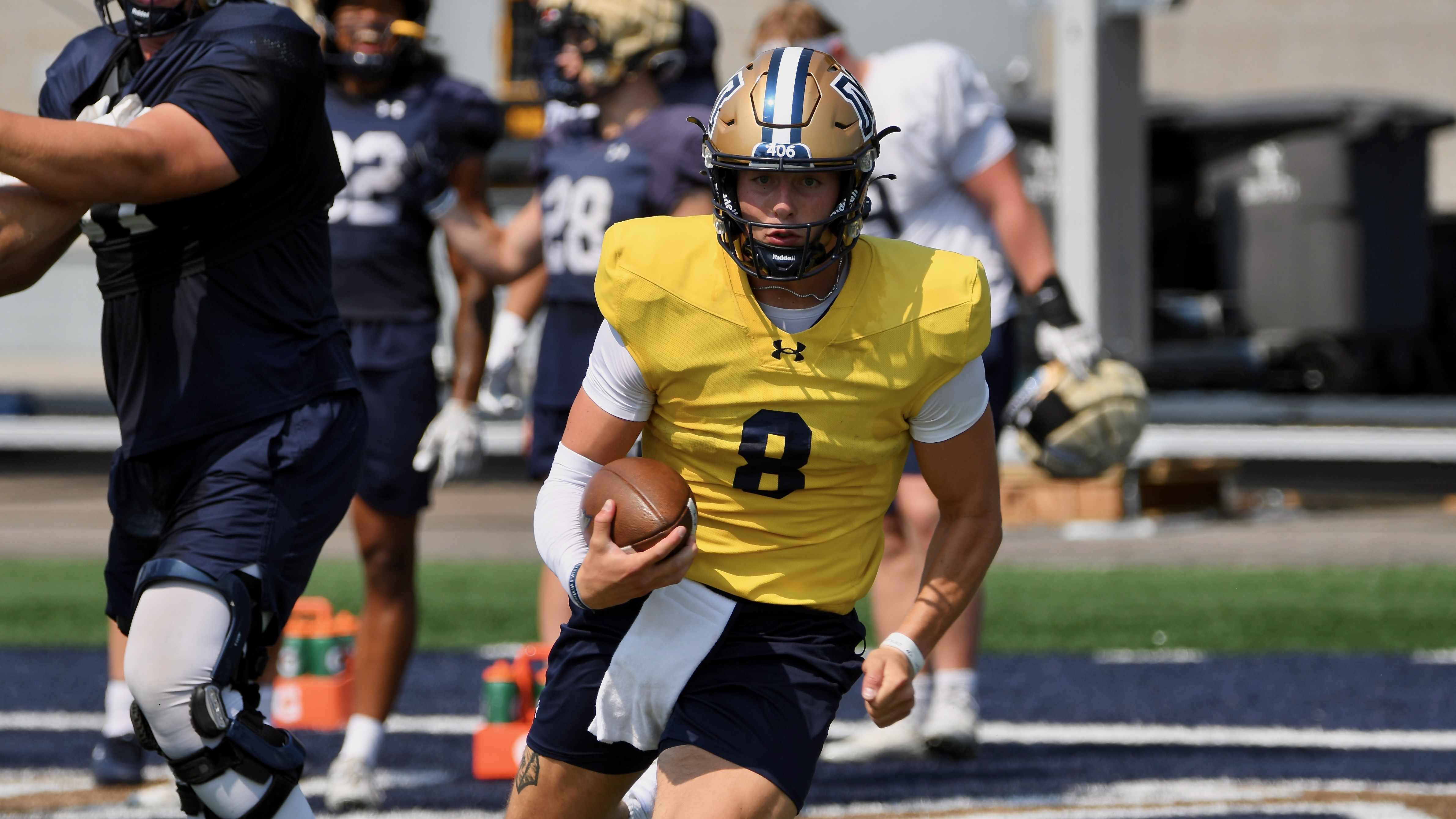 Montana State fall football practice