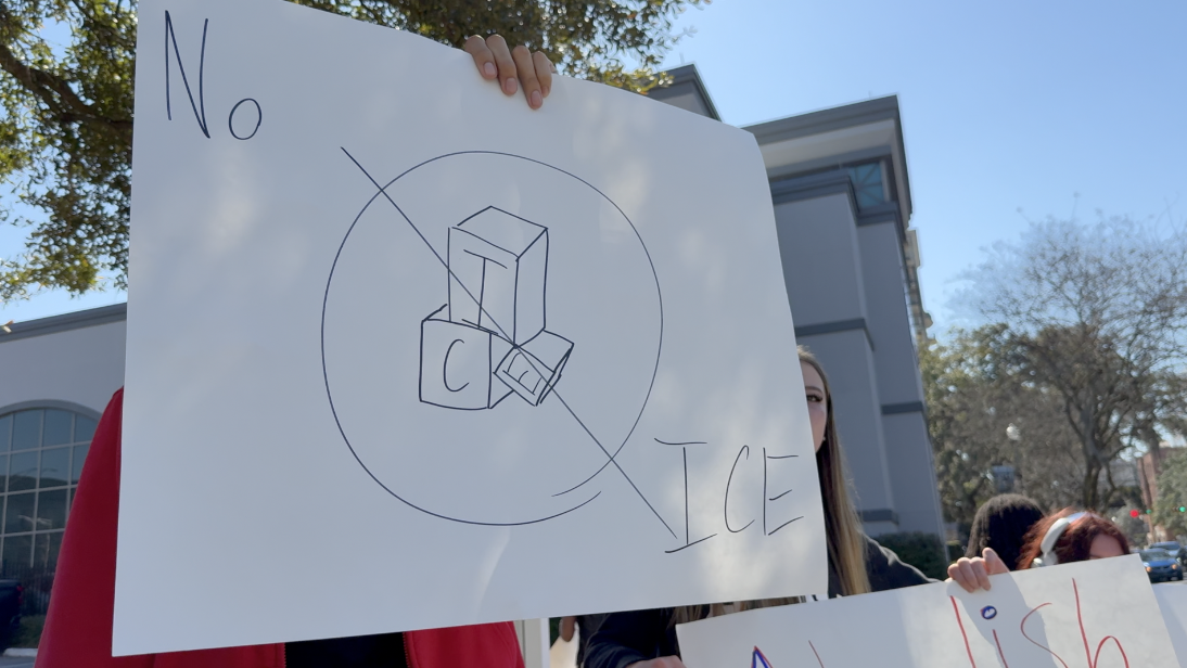 Leon High School students peacefully protest ICE's recent activity 