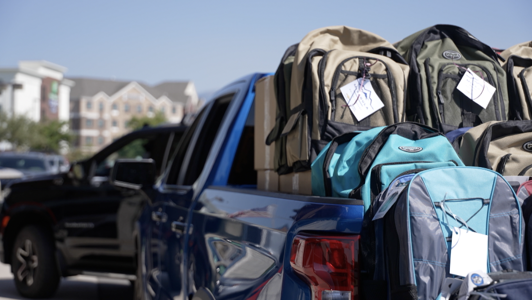 United Way backpacks