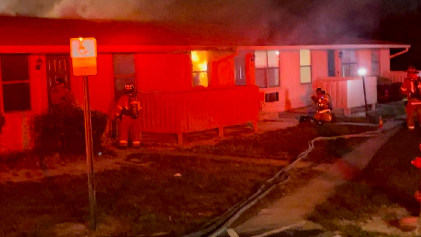 Firefighters in Daytona Beach responded to an early morning fire on Nov. 21, 2023, and found the body of a woman who had been fatally stabbed, and her three critically injured children.