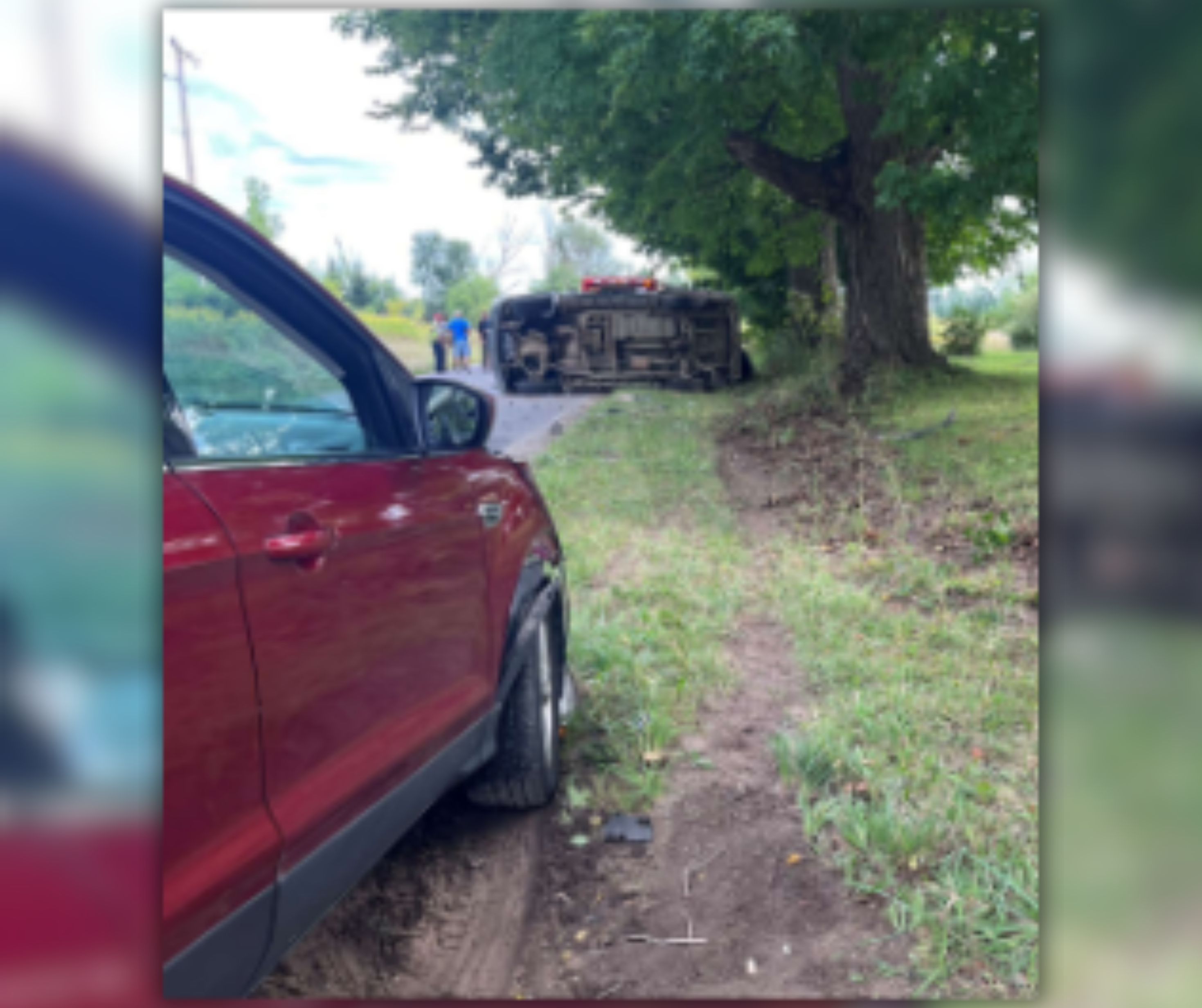 Woman, teen thrown in rollover on Luce near Stage Rd