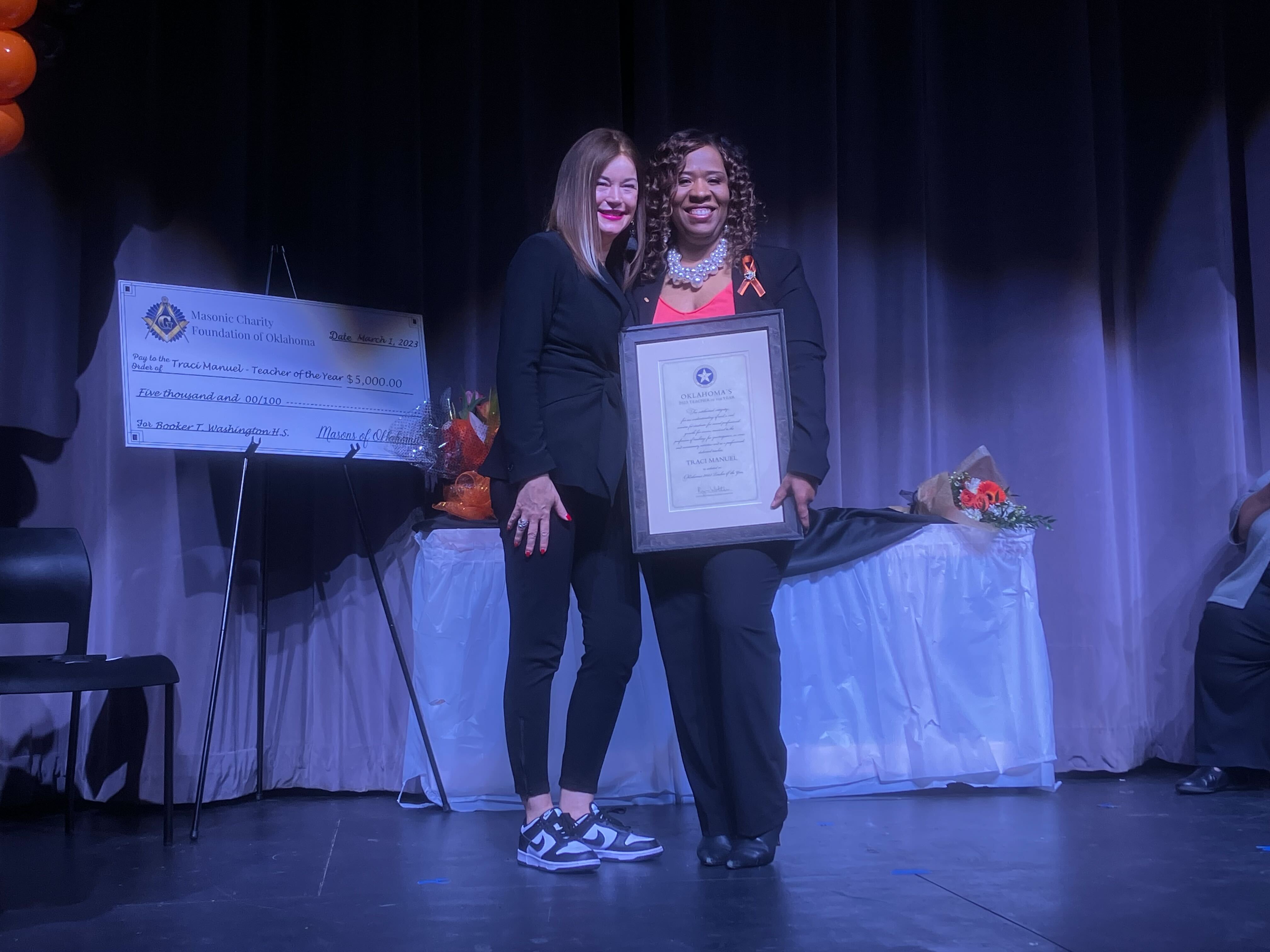 Teacher of the Year ceremony