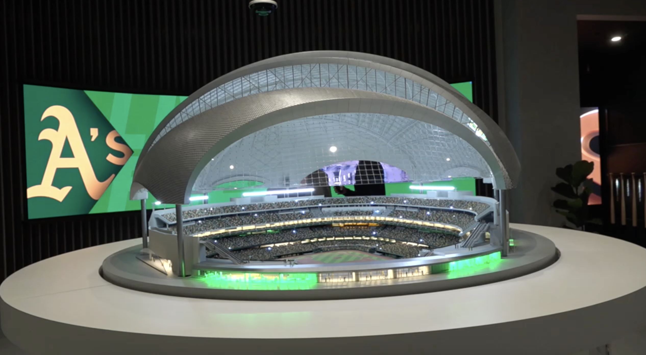 A's ballpark experience center