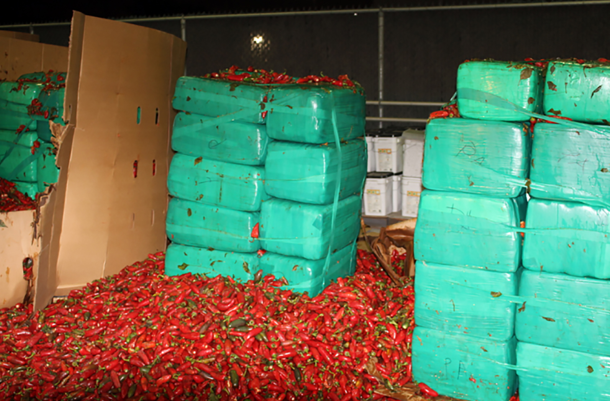 Marijuana Seized Jalapeno Peppers