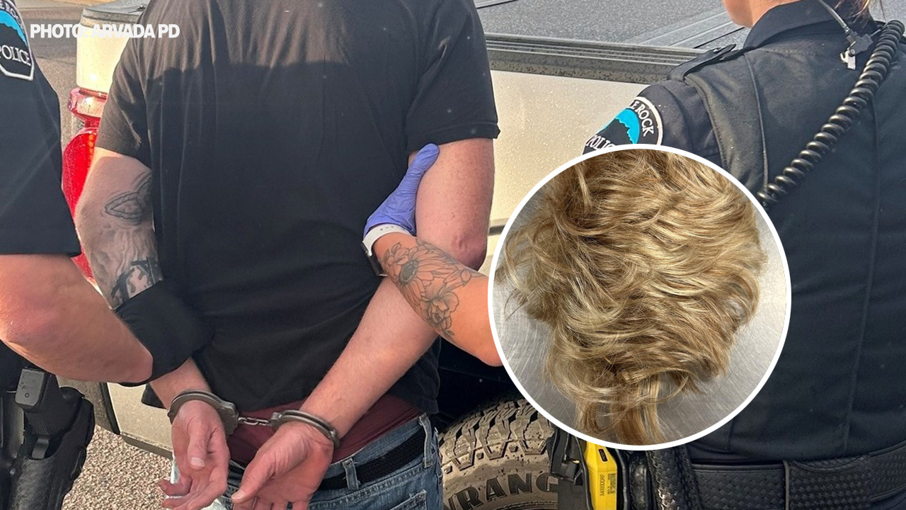 Man wearing wig suspected of stealing expensive tools in Castle Rock arrested with help of a drone.jpg