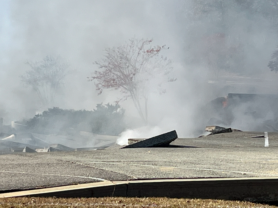 Fire experts and environmental specialists continue to investigate underground fire in Williamsburg Premium Outlets lot