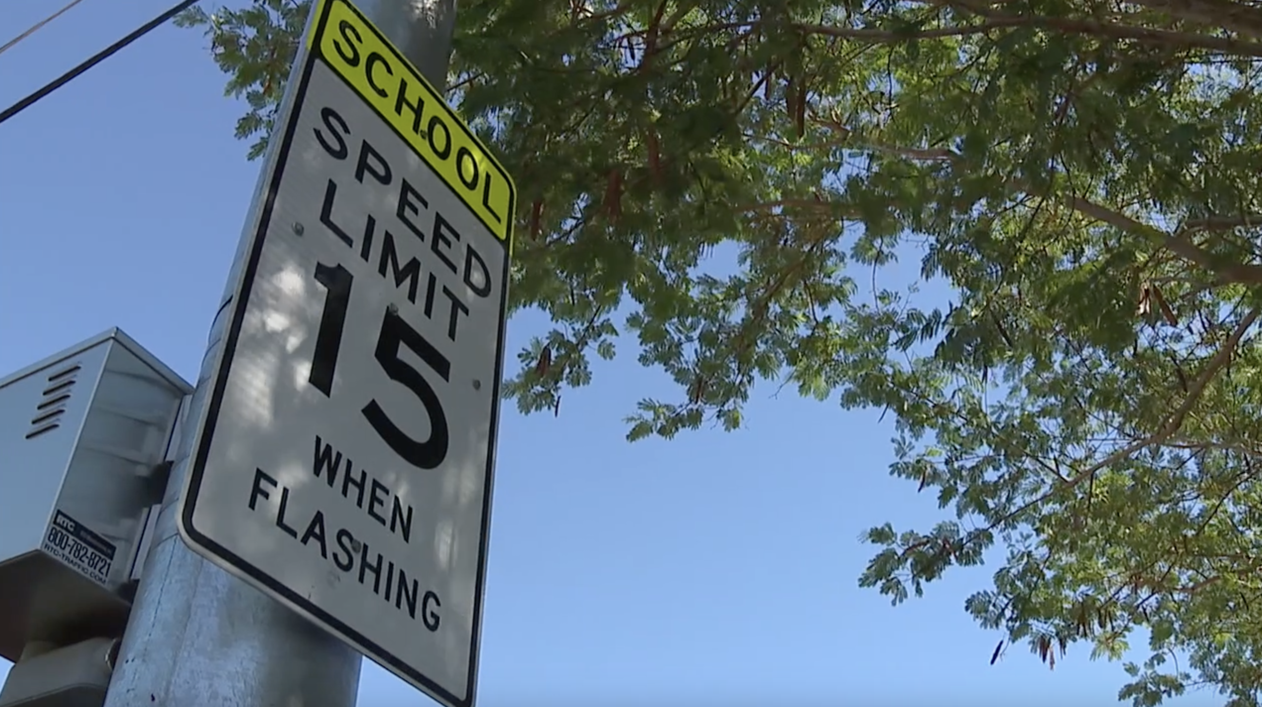 School Speed Limit Sign