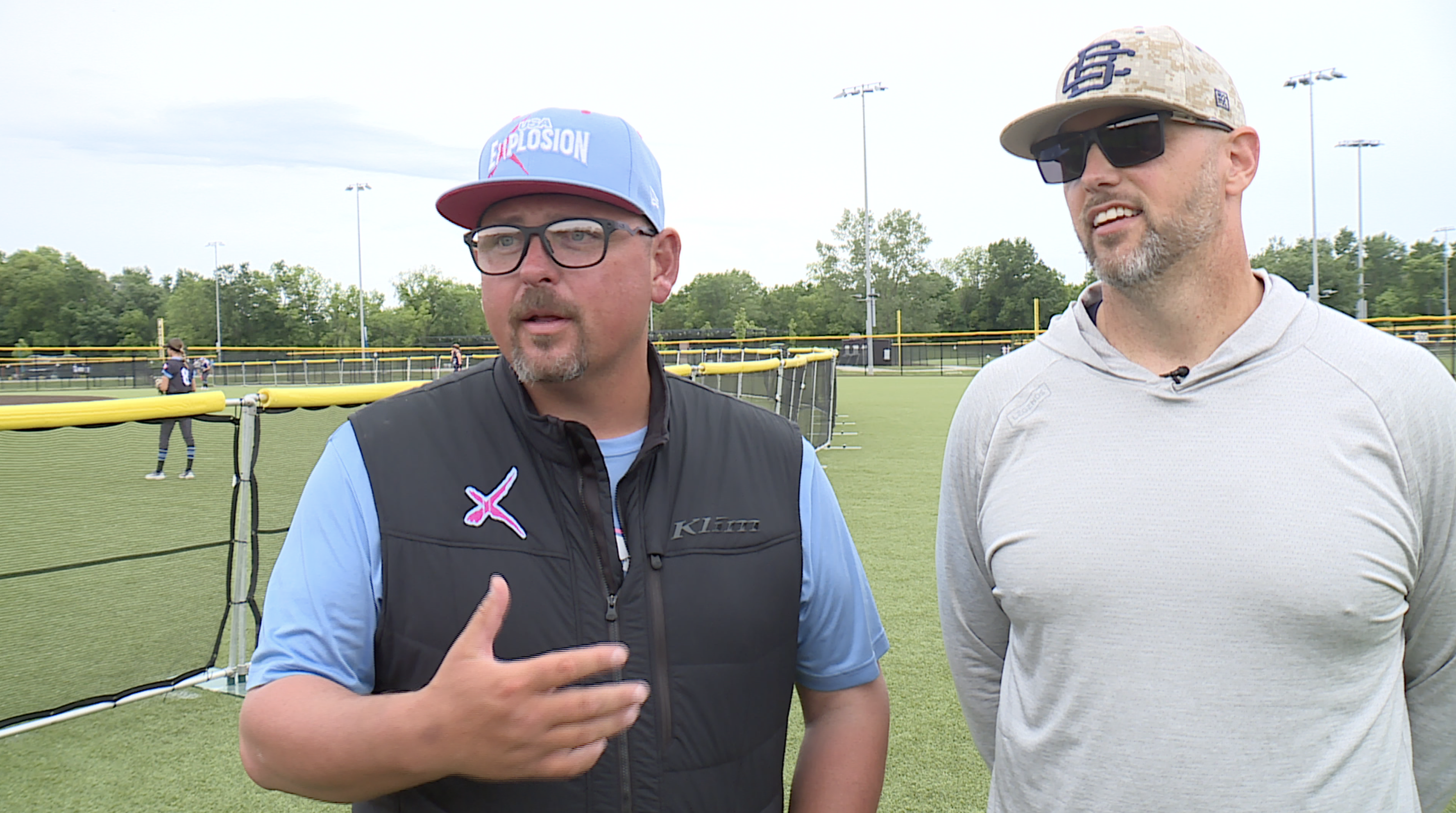 Billy Butler and Bill Baber softball
