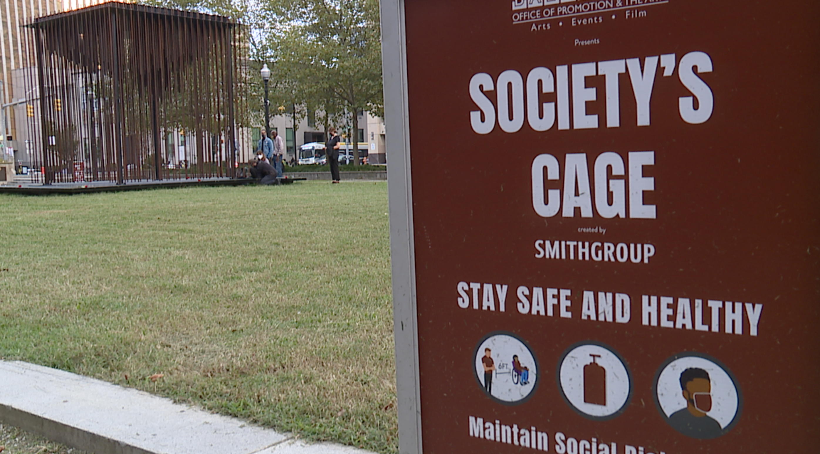Designers of new exhibit "Society's Cage" hope to spark conversation about the history of racism in America 