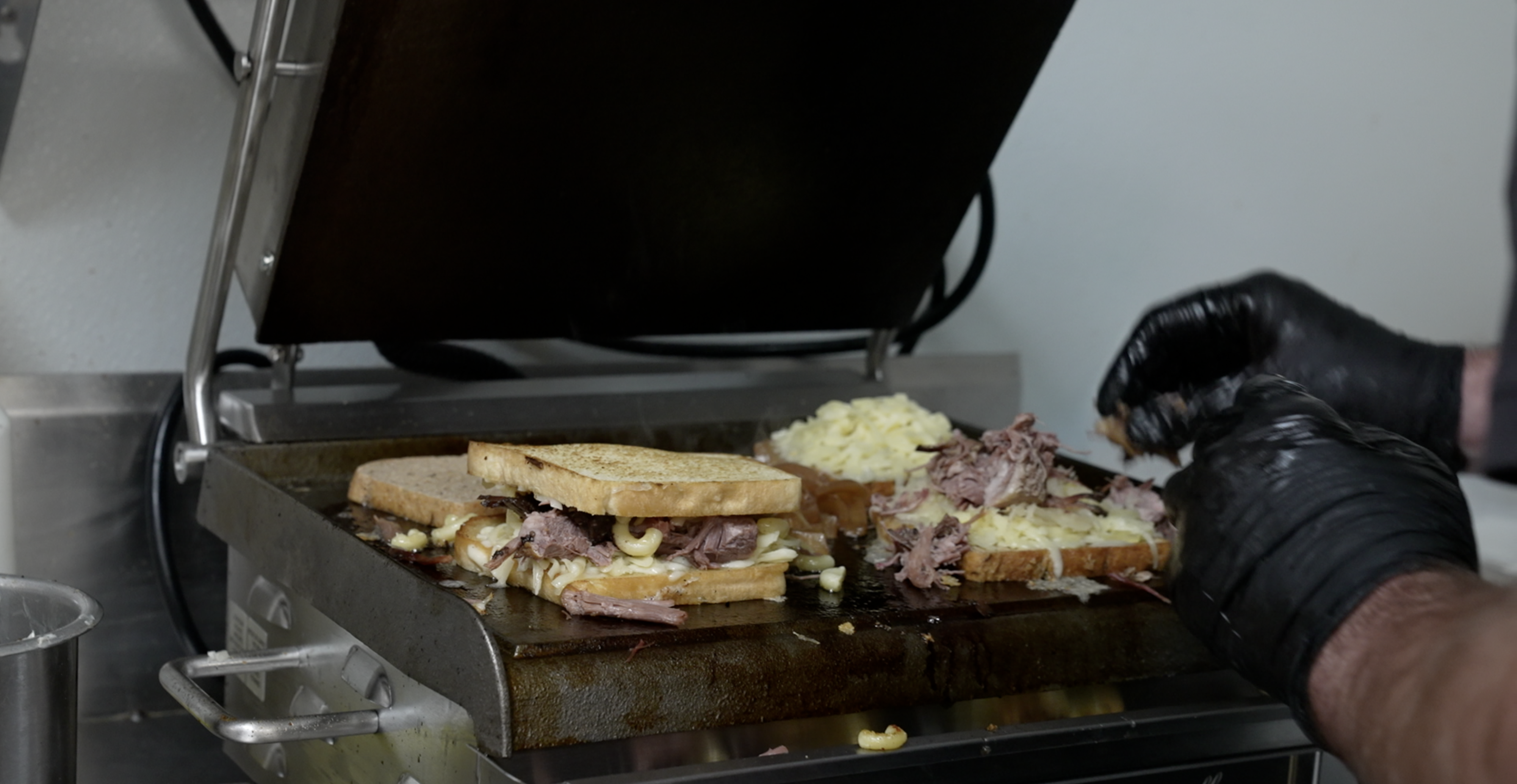 Crossroads Barbecue is open for business. 