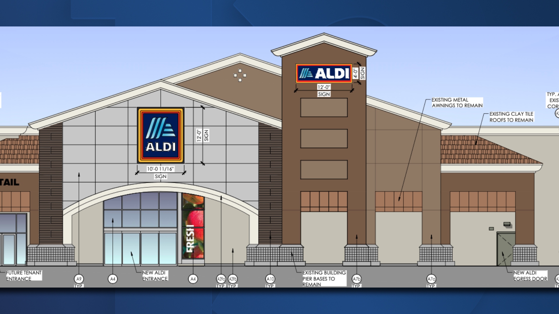 Plans for Nevada Aldi store 