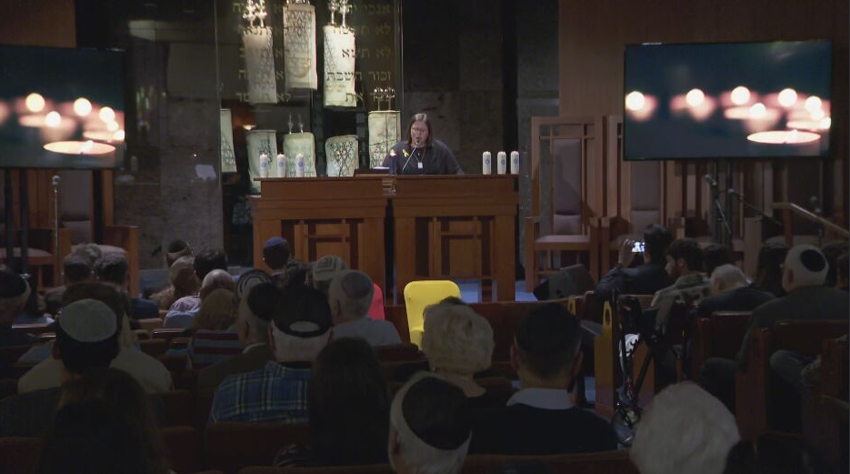 Nashville community gathered on the anniversary of October 7