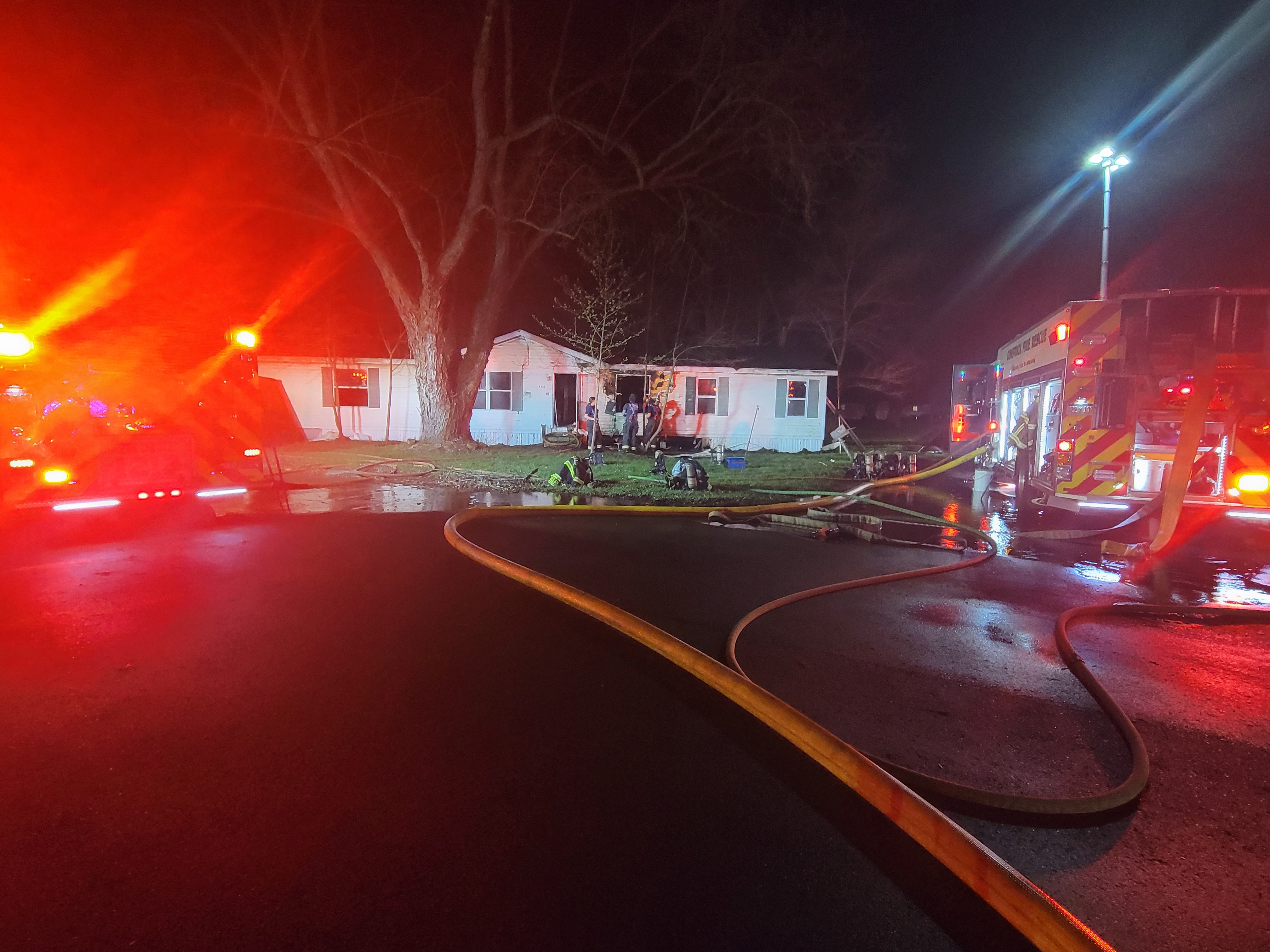 Portage Frederick Lane fire