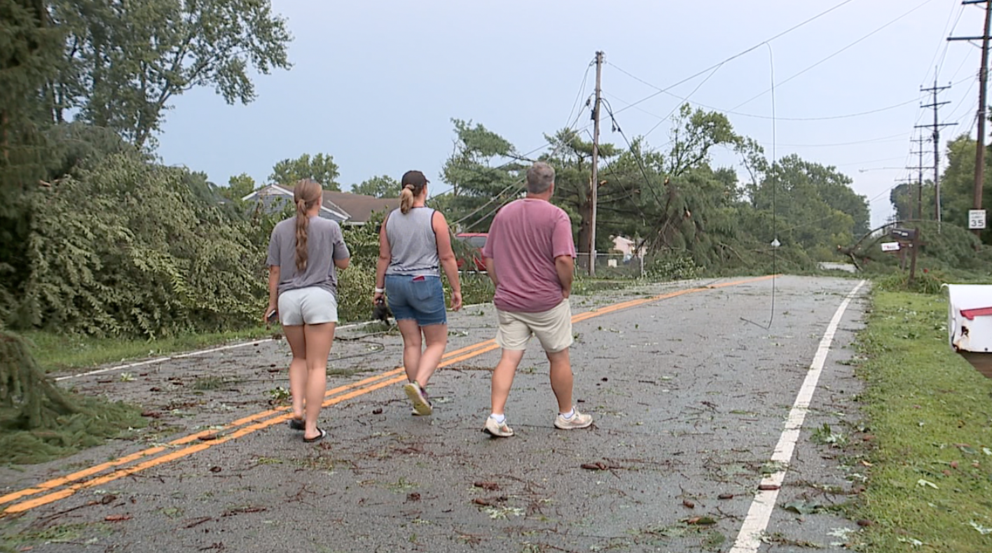 Race Rd. was left impassible Tuesday