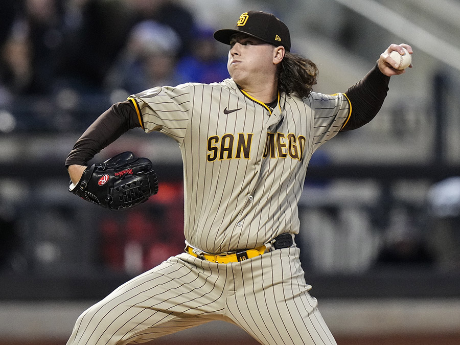 Padres Mets Baseball ryan weathers