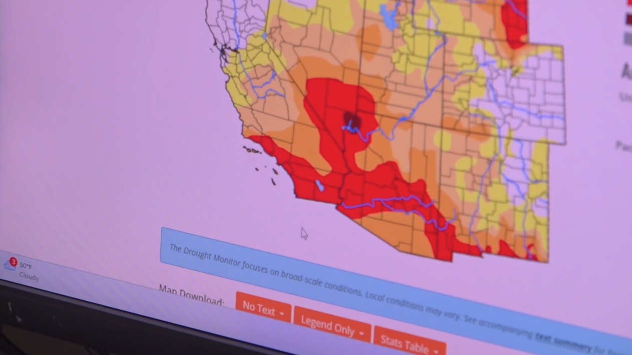 drought map nws