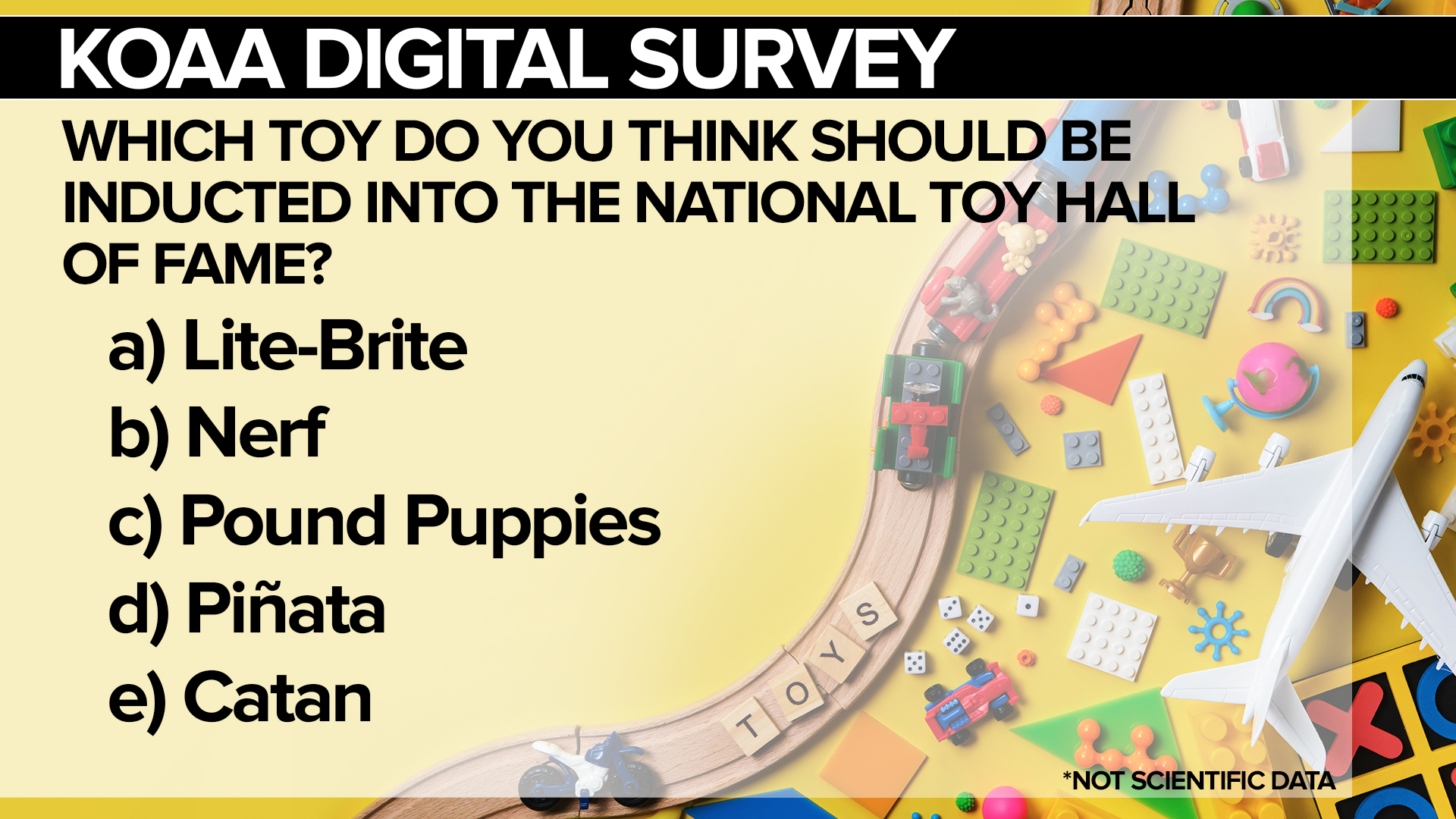 Which toy do you think should be inducted into the national toy hall of fame