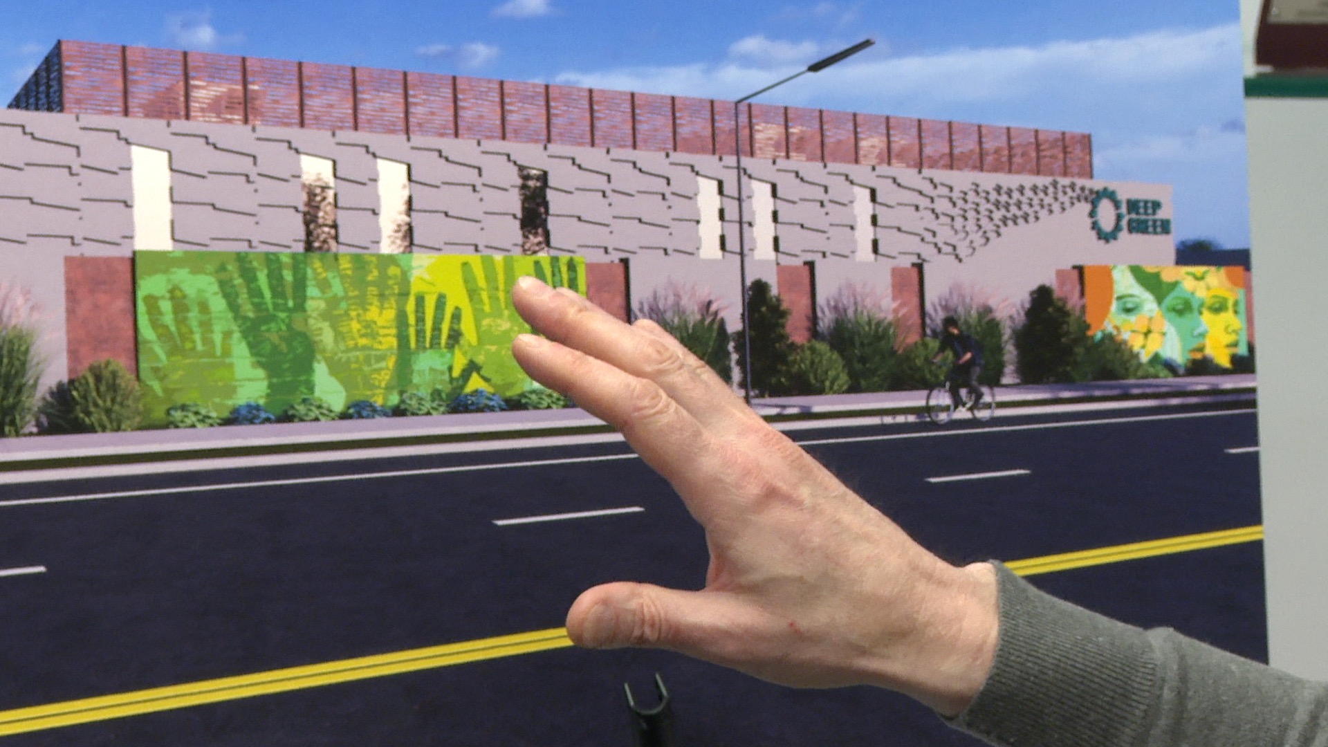 Rendering of Data Center Lansing project by Deep Green