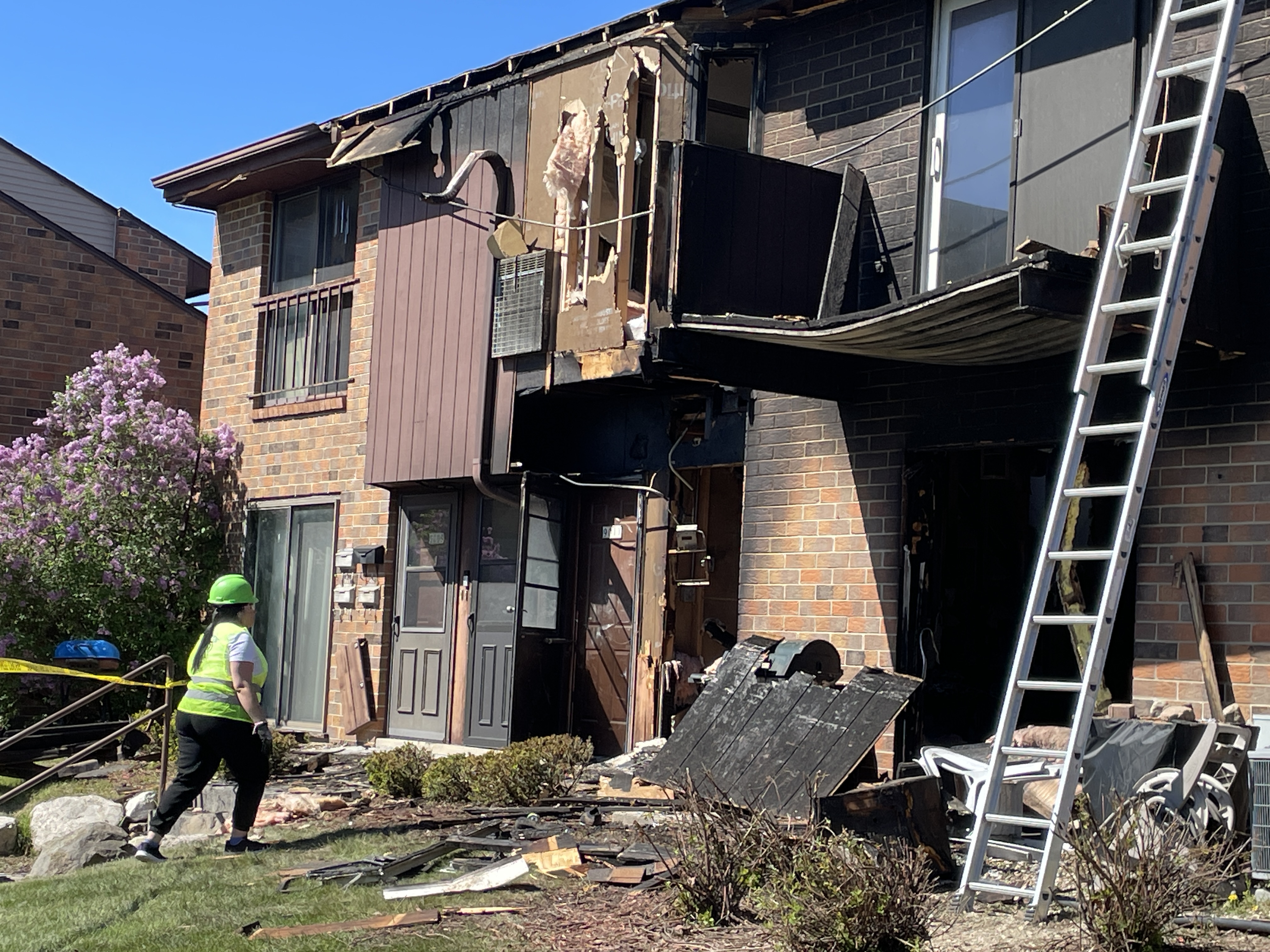 North Shore Fire/Rescue responded to a report of a fire in a condominium building at 9012 N. Park Plaza
Court in the Village of Brown Deer at 11:17 PM on May 10, 2026. First arriving units found a significant
fire in the condominium unit at 9012 N. Park Plaza Court.