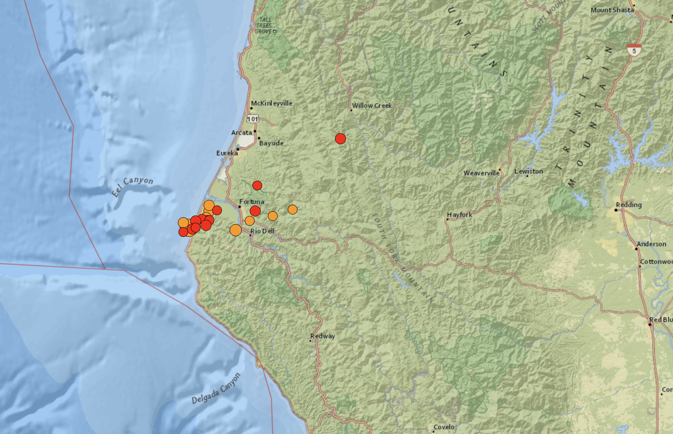 California earthquake