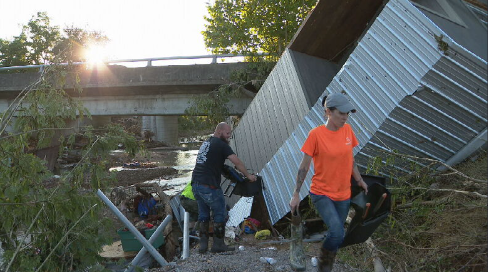 As flood waters recede, reality sets in for Waverly residents