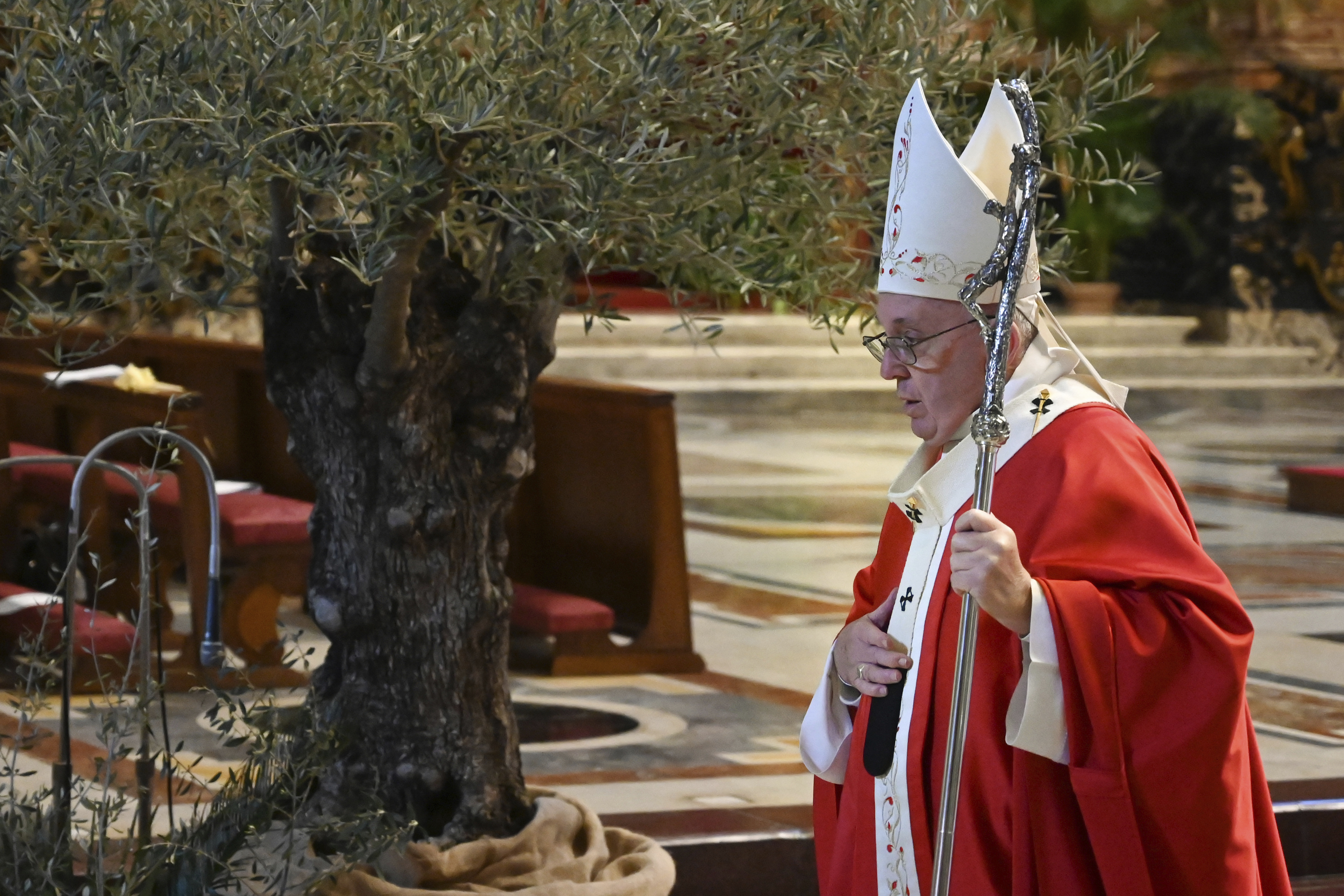 Vatican Pope Palm Sunday Mass