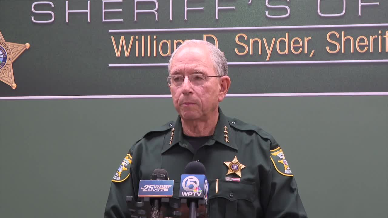 Martin County Sheriff William Snyder says he's not seeking reelection, March 6, 2024