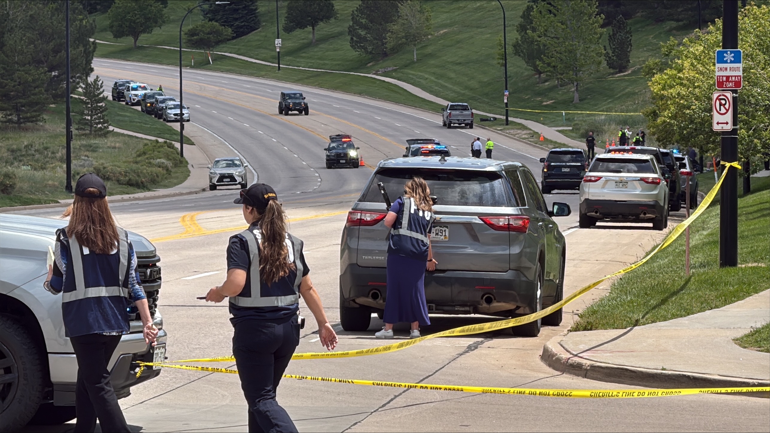 Witnesses say driver seemed to intentionally hit 3 pedestrians in fatal Highlands Ranch crash on Monday