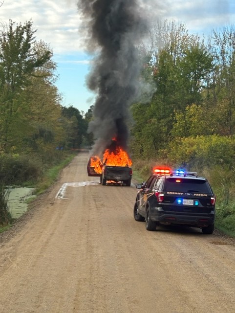 Bloomingdale Township truck fire