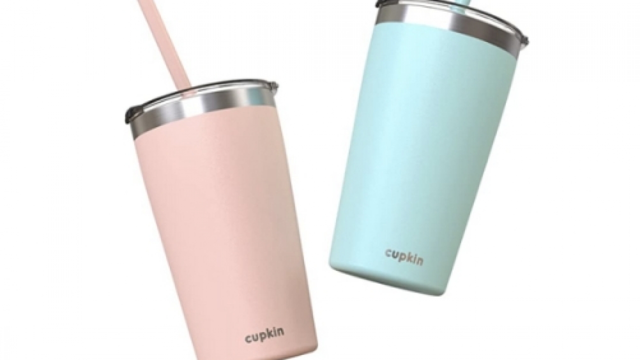 Two CUPKIN metal cups are shown.
