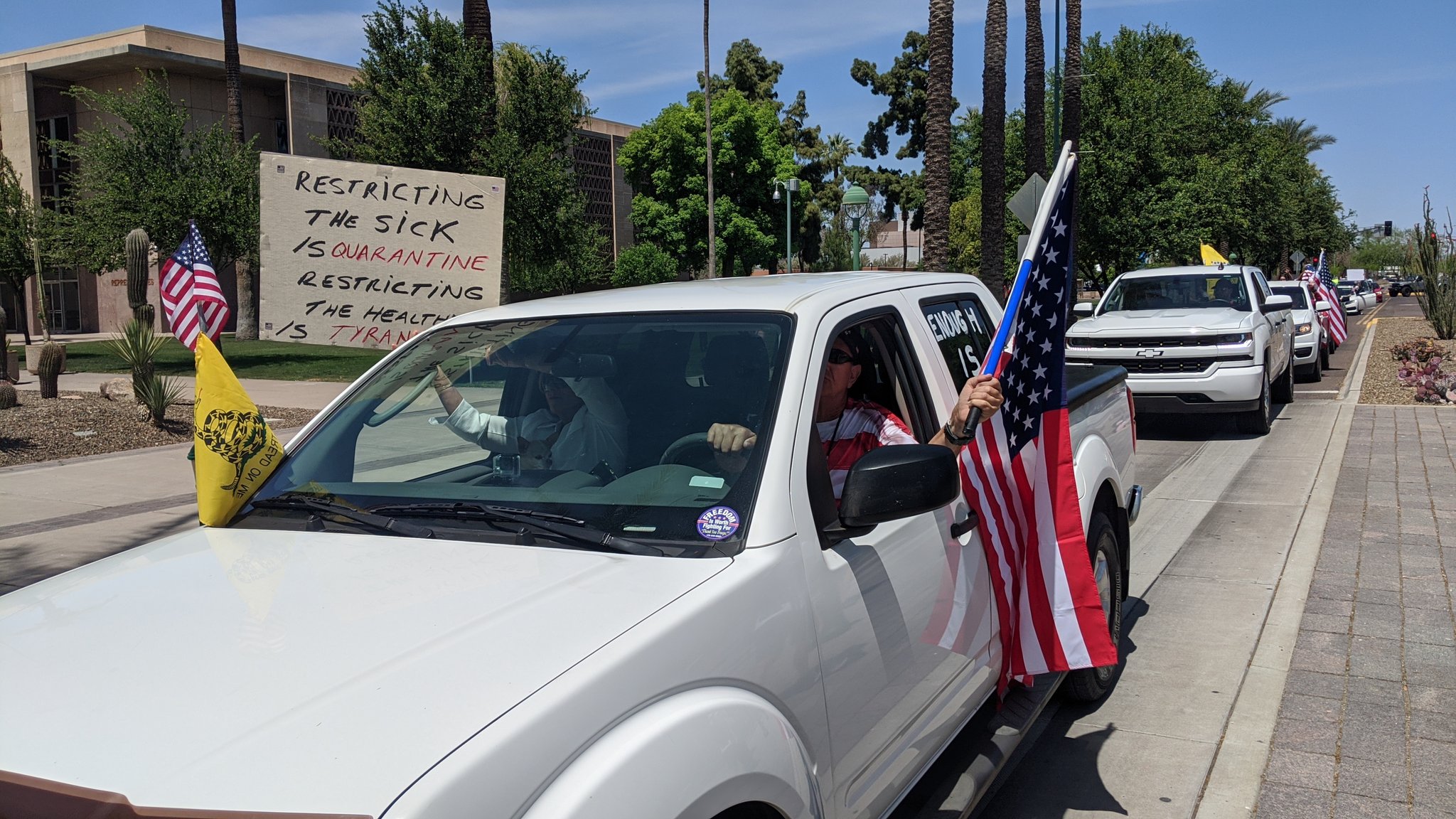 Economy reopening protest