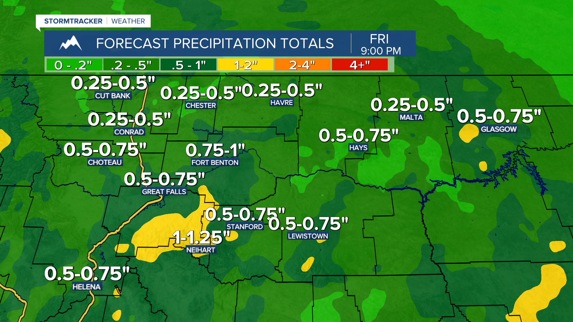 KR Precip Forecast 4-1-26