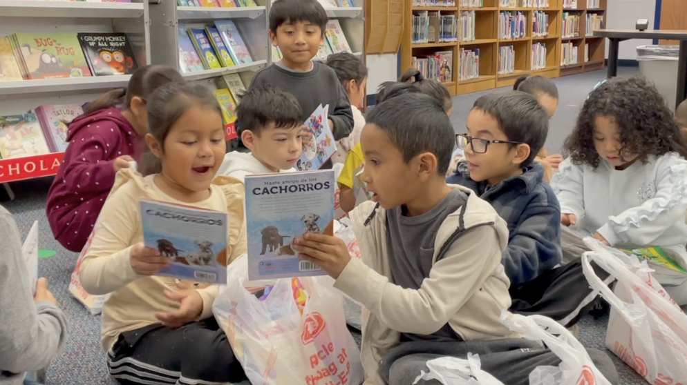 'If You Give a Child a Book' campaign sparks a love of reading at Crockett Elementary 