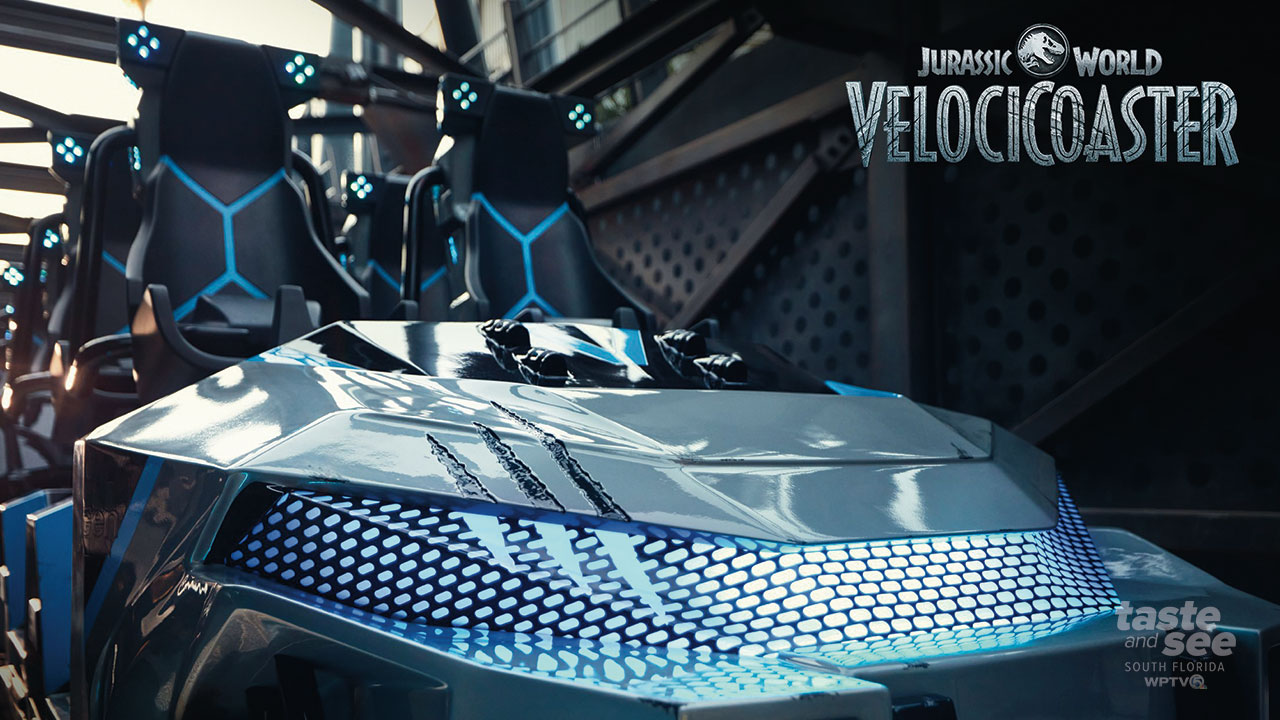 Jurassic World VelociCoaster Ride Vehicle 