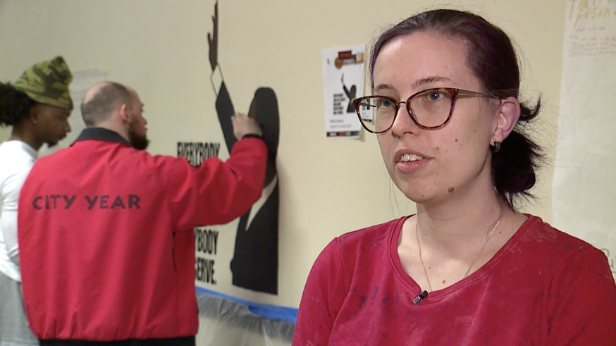 Quinby Hunter, Volunteer and teacher at East high