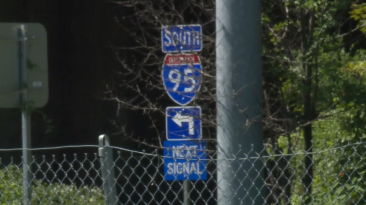 I-95 South sign