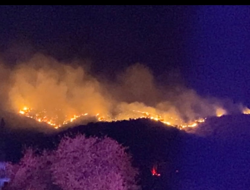 Locklin Fire in Old Bisbee