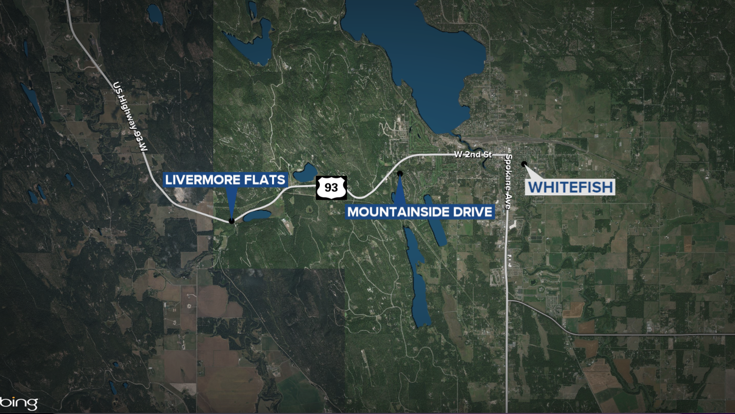 Whitefish Tree Clearing Map