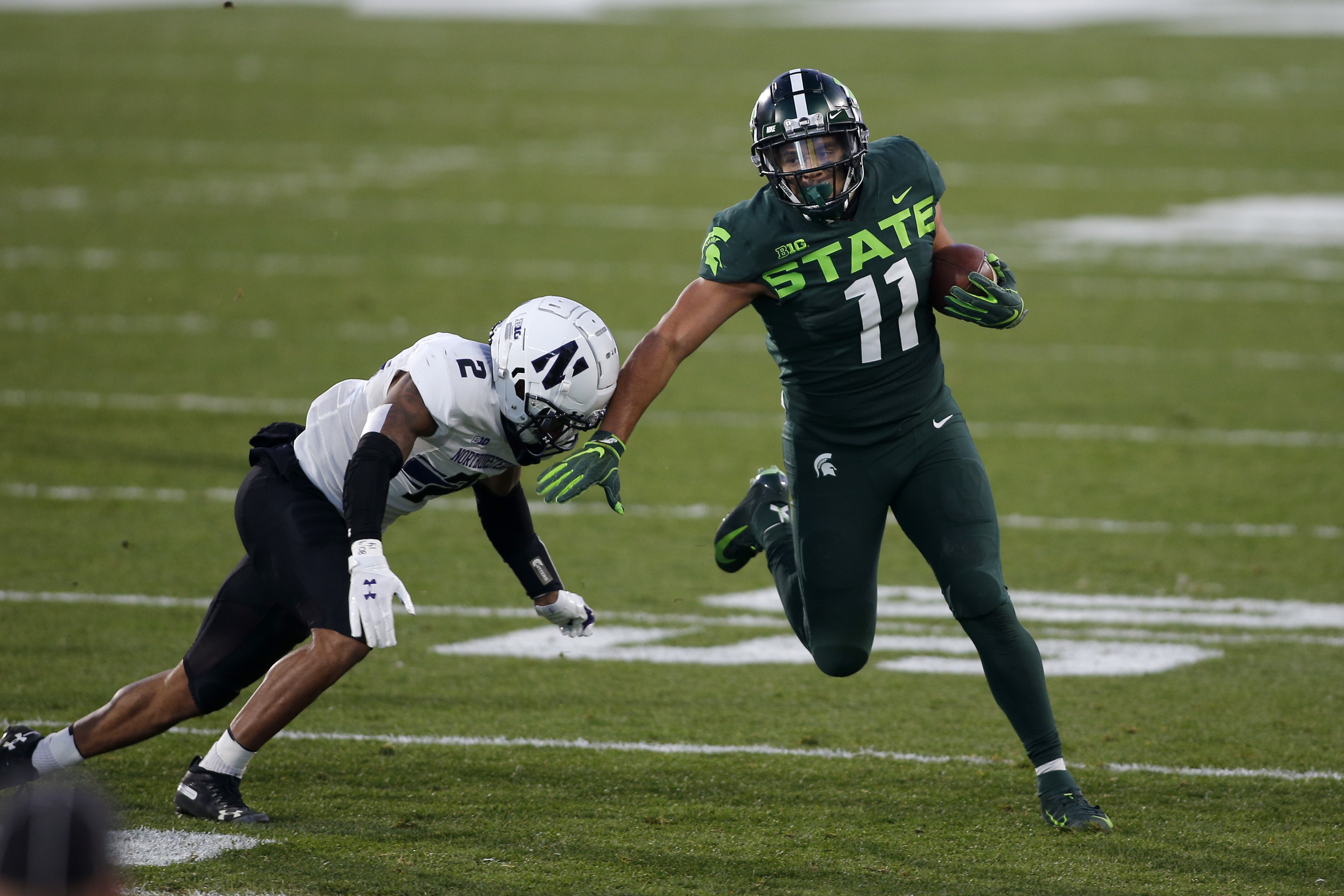 FILE Connor Heyward Northwestern Michigan St Football