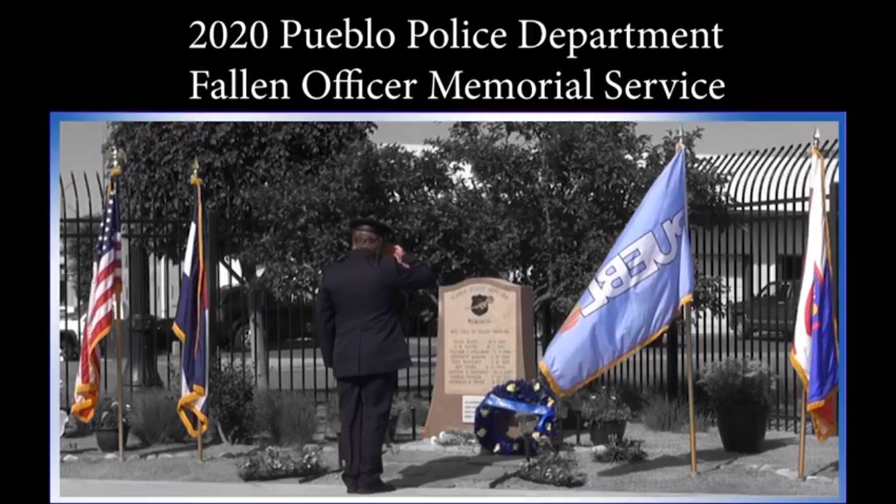 2020 Pueblo Police Department Fallen Officer Memorial Service