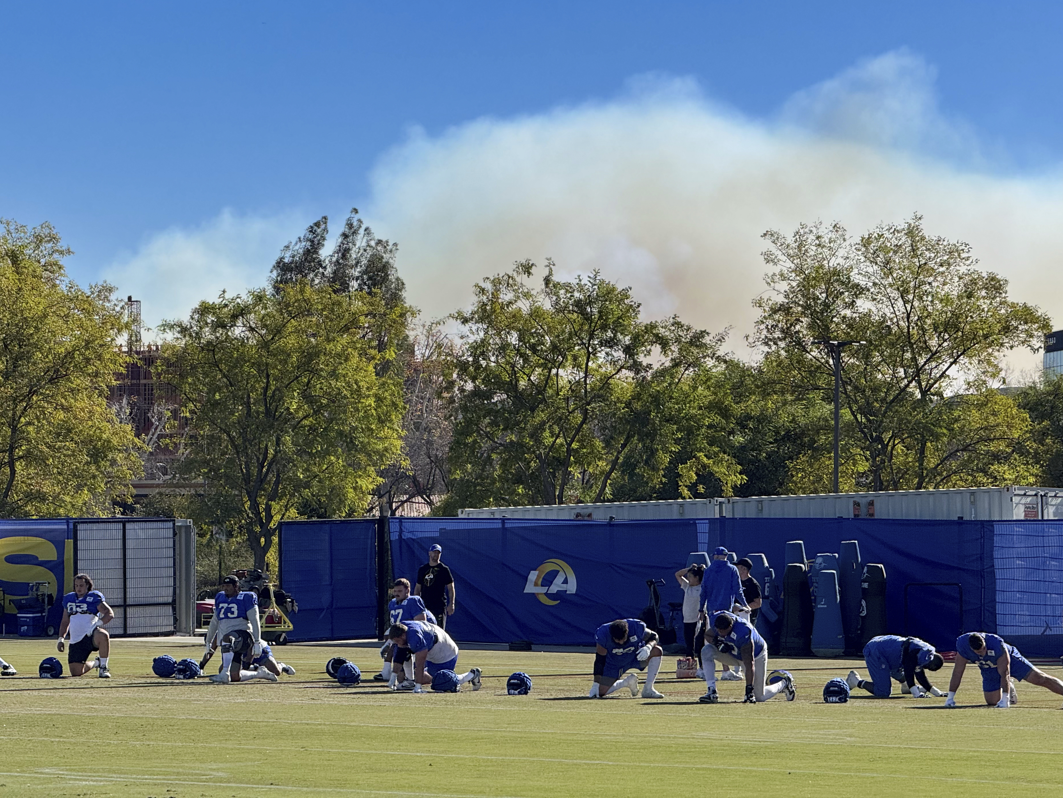 California Wildfires Rams Football